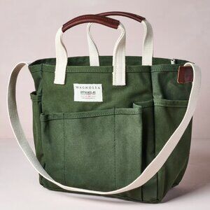 Magnolia Steel Canvas Utility Tote